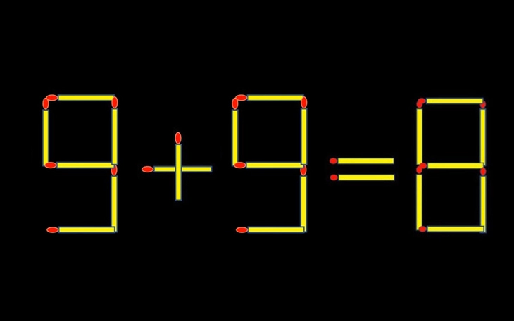 Thử tài IQ: Di chuyển một que diêm để 3+3=8 thành phép tính đúng - Ảnh 9.