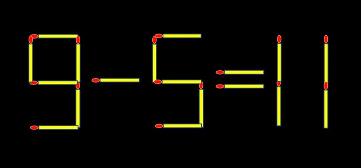 Thử tài IQ: Di chuyển một que diêm để 2-6=3 thành phép tính đúng - Ảnh 3.