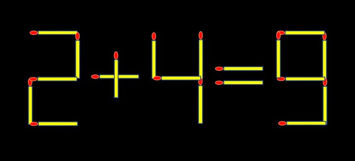 Thử tài IQ: Di chuyển một que diêm để 2-6=3 thành phép tính đúng - Ảnh 4.