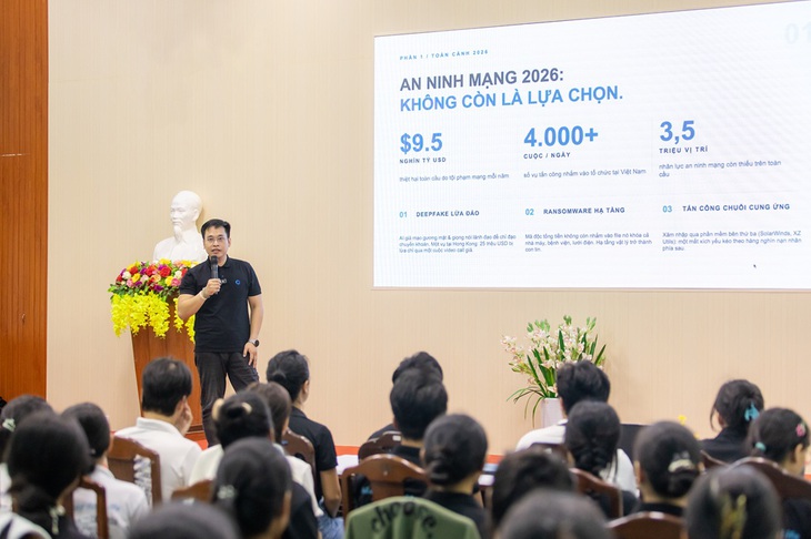 Qualgo phối hợp Passerelles Numériques Vietnam truyền tải kiến thức an ninh mạng cho bạn trẻ - Ảnh 1.