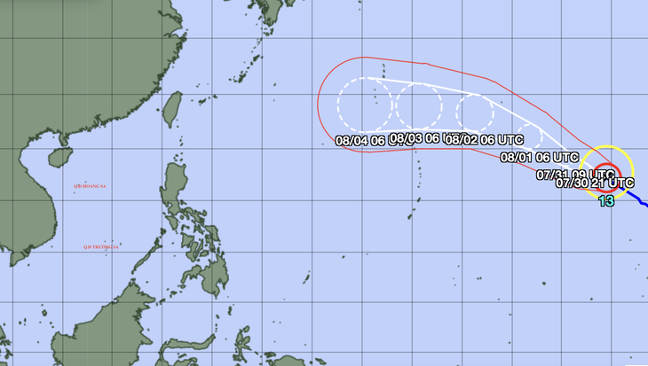 Siêu bão Dolphin còn mạnh thêm, gió giật có thể lên tới 305km/h - Ảnh 2.