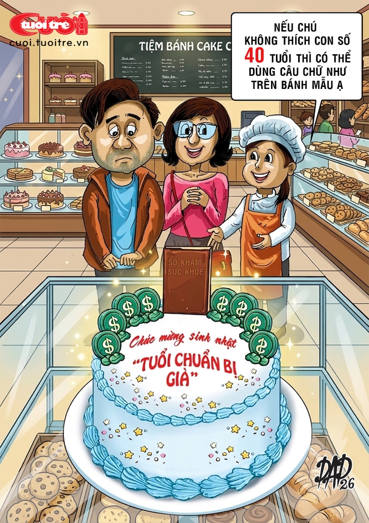 Bánh sinh nhật cho tuổi 40 - Ảnh 1.
