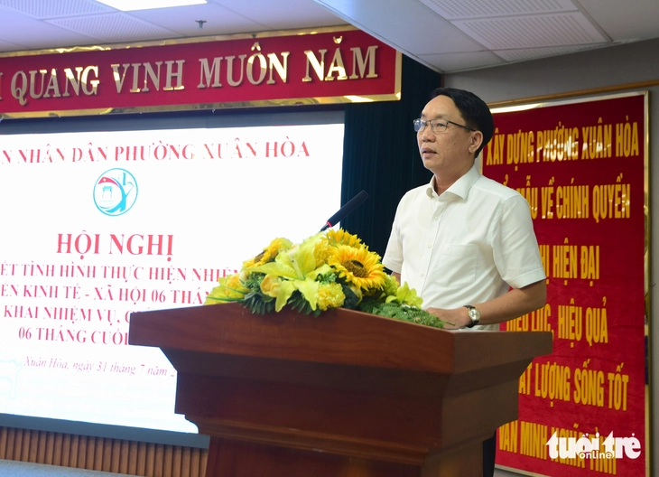 Phường Xuân Hoà tăng 740% mảng xanh và kéo giảm phạm pháp về trật tự xã hội - Ảnh 2.
