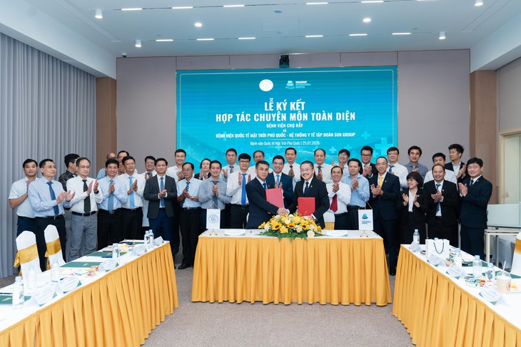 Bệnh viện Quốc tế Mặt Trời Phú Quốc bắt tay cùng hai bệnh viện tuyến cuối - Ảnh 3.