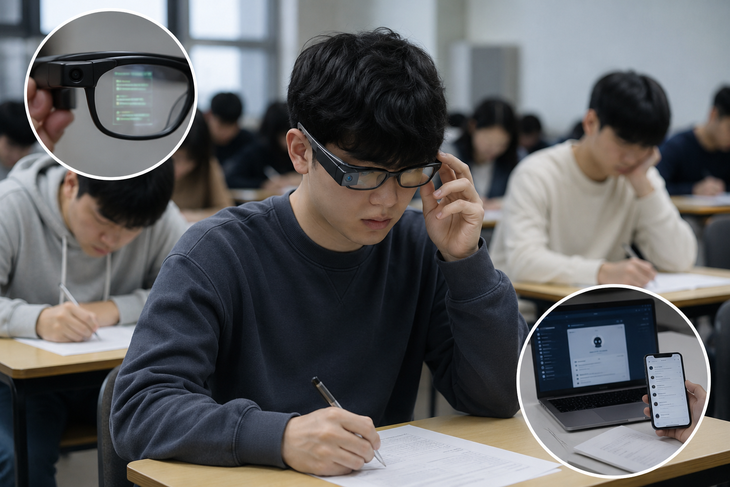 Hàn Quốc đau đầu vì làn sóng sử dụng AI để gian lận thi cử - Ảnh 1.