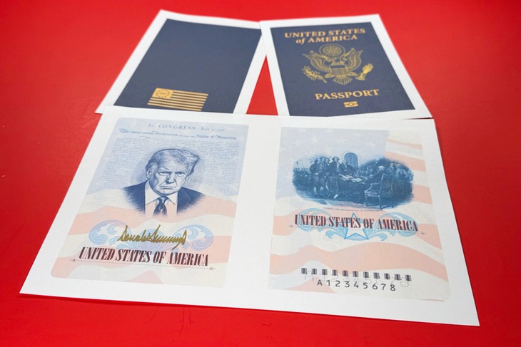 Hộ chiếu in hình ông Trump chuẩn bị phát hành trên toàn nước Mỹ - Ảnh
1.