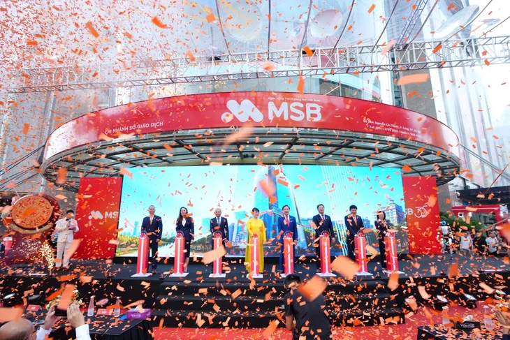 MSB khai trương Hội sở chính và Sở Giao dịch mới - Chào mừng 35 năm thành lập - Ảnh 1.