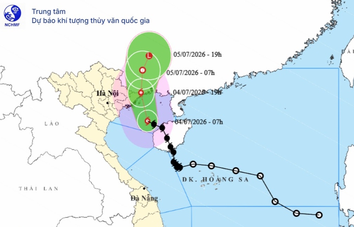Hai kịch bản đổ bộ của bão số 1 - Ảnh 1.