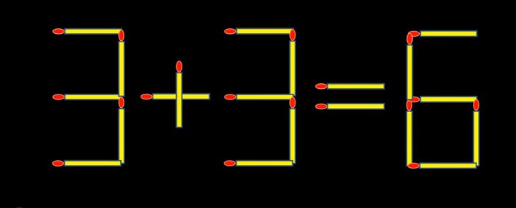 Thử tài IQ: Di chuyển một que diêm để 5+5=8 thành phép tính đúng - Ảnh 1.