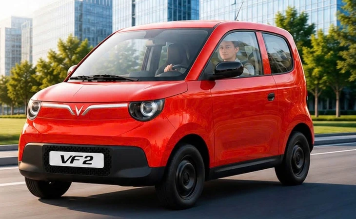 VinFast VF 2 lộ diện: Giá dự kiến chỉ cao hơn Honda SH 26 triệu, 4 chỗ, chạy 120km/sạc - Ảnh 1.