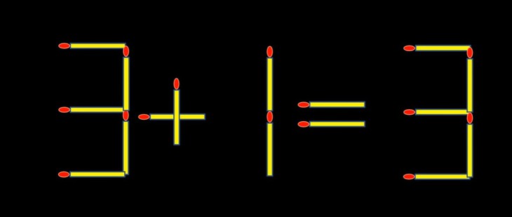 Thử tài IQ: Di chuyển một que diêm để 6+3=3 thành phép tính đúng - Ảnh 2.