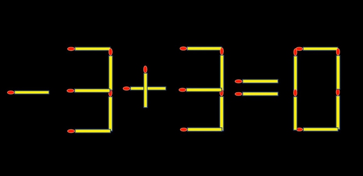 Thử tài IQ: Di chuyển một que diêm để 3+3=8 thành phép tính đúng - Ảnh 1.