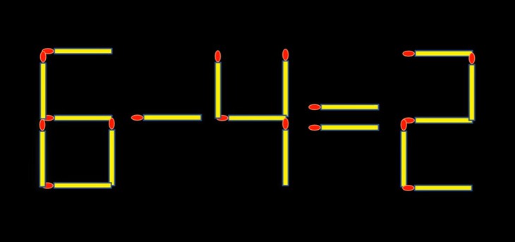Thử tài IQ: Di chuyển một que diêm để 6+3=3 thành phép tính đúng - Ảnh 1.