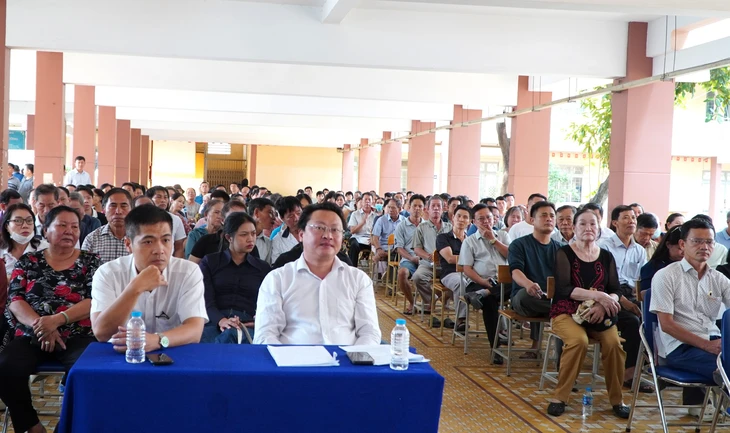 Phường Long Trường phổ biến kế hoạch thu hồi đất dự án mở rộng đường Nguyễn Duy Trinh - Ảnh 2.