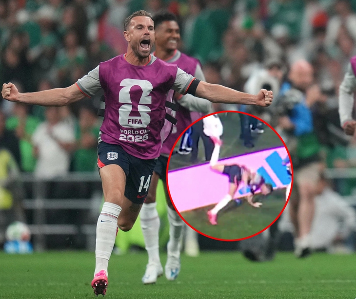 Sao tuyển Anh nhập viện vì chấn thương lúc.. ăn mừng ở World Cup - Ảnh 1.
