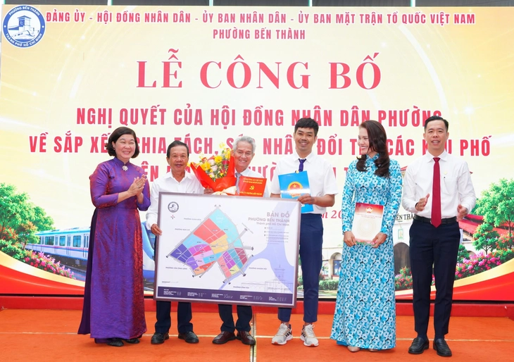 Sau sắp xếp khu phố, phường Bến Thành bước vào giai đoạn chuyển tiếp quản lý đô thị - Ảnh 1.