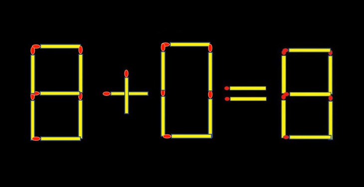 Thử tài IQ: Di chuyển một que diêm để 9+8=8 thành phép tính đúng - Ảnh 2.