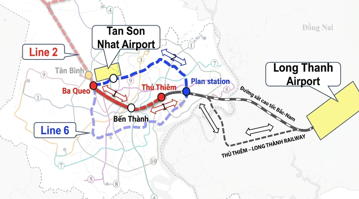 Sở Xây dựng TP Đồng Nai: Cần thiết nối dài metro từ Vũng Tàu về sân bay Long Thành - Ảnh 2.