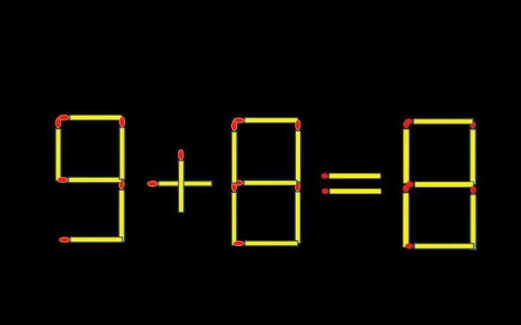 Thử tài IQ: Di chuyển một que diêm để 2+2=8 thành phép tính đúng - Ảnh 7.