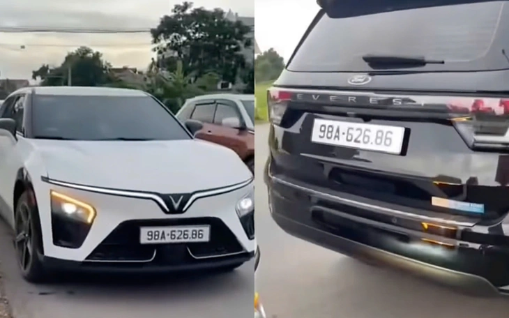 Vụ tài xế Ford Everest bắt gặp ô tô lắp biển số giống hệt xe mình trên đường: Chủ xe biển giả bị phạt 40 triệu - Ảnh 2.
