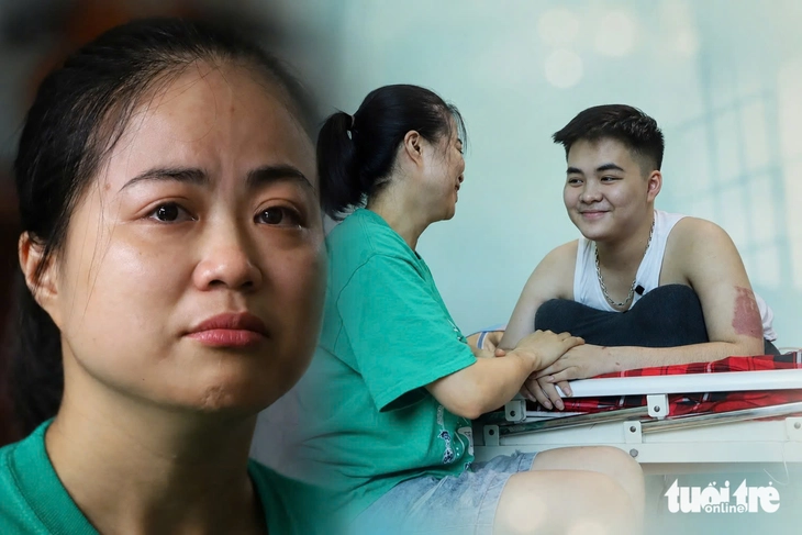 Câu chuyện truyền cảm hứng của chàng trai mất nửa người ở tuổi 17: 'Mẹ là động lực lớn nhất của con' - Ảnh 1.
