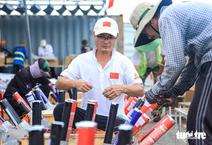 Cận cảnh trận địa pháo hoa khủng trước đêm chung kết DIFF 2026 - Ảnh 7.