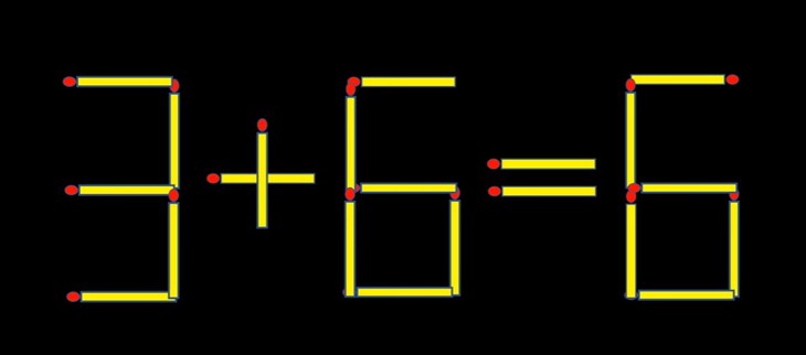Thử tài IQ: Di chuyển một que diêm để 8+6=5 thành phép tính đúng - Ảnh 3.