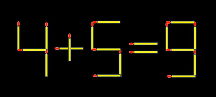 Thử tài IQ: Di chuyển một que diêm để 4-5=6 thành phép tính đúng - Ảnh 1.