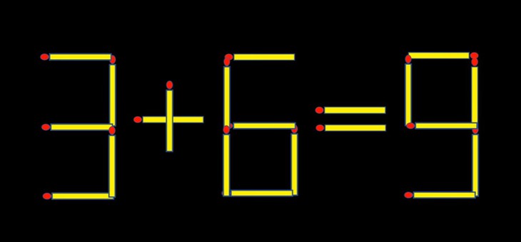 Thử tài IQ: Di chuyển một que diêm để 8+6=5 thành phép tính đúng - Ảnh 1.