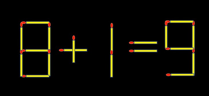 Thử tài IQ: Di chuyển một que diêm để 4+8=15 thành phép tính đúng - Ảnh 1.