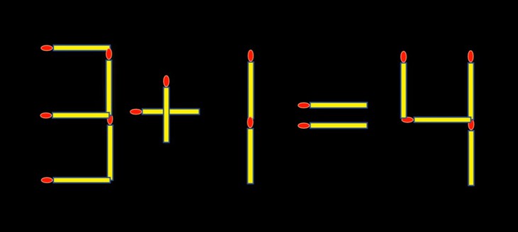 Thử tài IQ: Di chuyển một que diêm để 4+8=15 thành phép tính đúng - Ảnh 1.