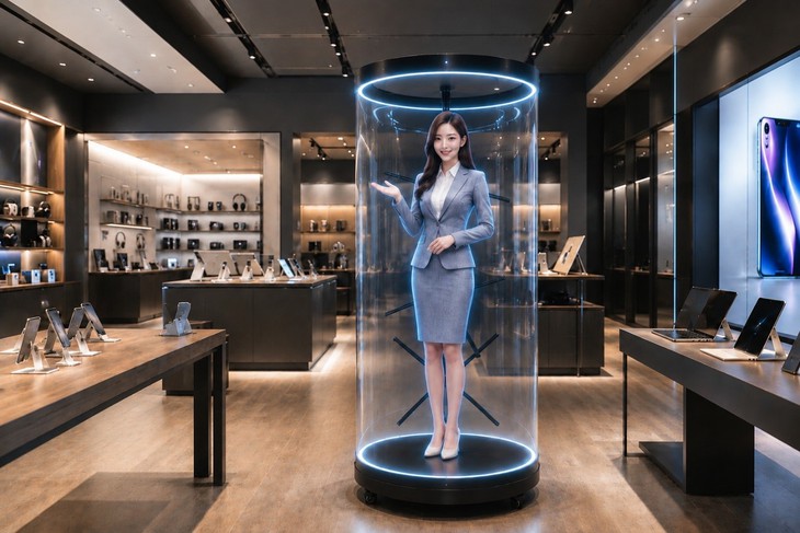 3D Hologram hiện diện ngày càng nhiều trong ngành quảng cáo - Ảnh 3.