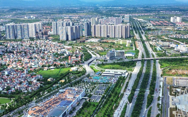 Hà Nội rào chắn một đoạn Đại lộ Thăng Long để sửa chữa trong 45 ngày, các xe di chuyển ra sao? - Ảnh 2.