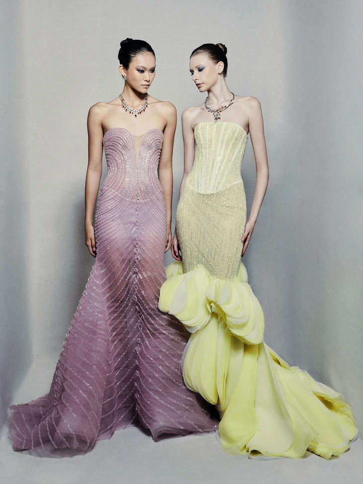 Phan Huy biến thị lực không hoàn hảo thành cảm hứng cho bộ sưu tập couture mới - Ảnh 1.
