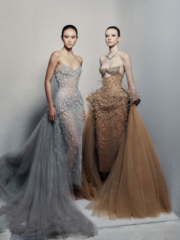 Phan Huy biến thị lực không hoàn hảo thành cảm hứng cho bộ sưu tập couture mới - Ảnh 24.