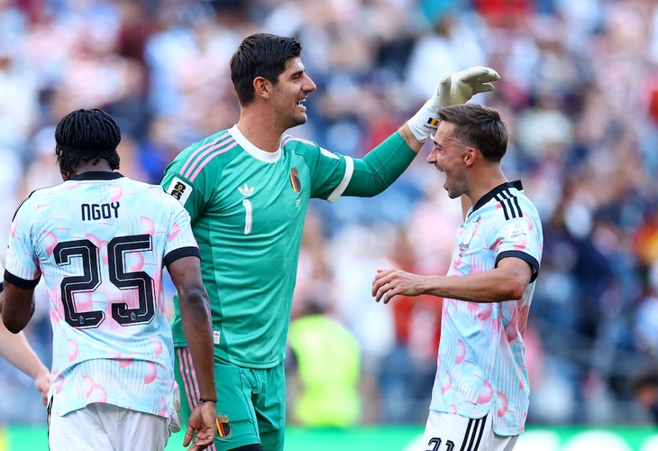 Courtois tự tin cùng tuyển Bỉ đánh bại Tây Ban Nha - Ảnh 1.