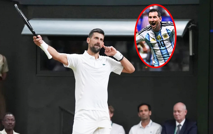 Djokovic hài hước khi được so sánh với Messi - Ảnh 1.