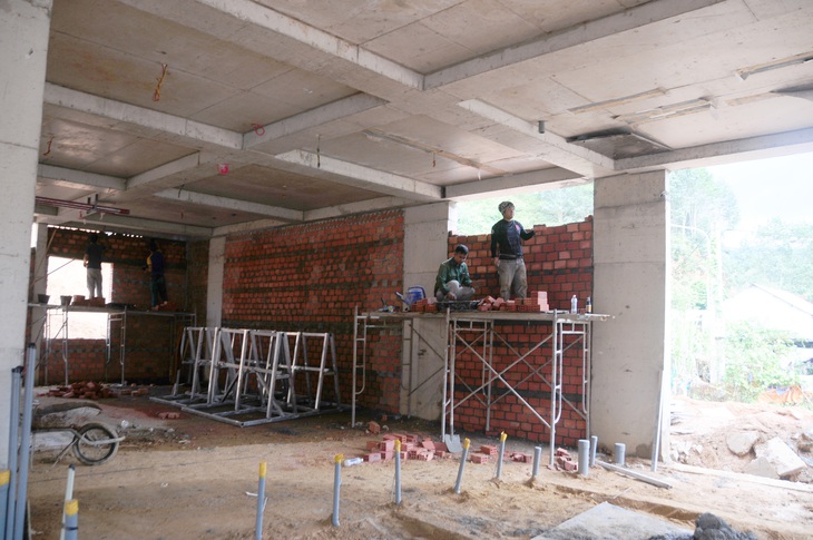 Loạt ảnh mới nhất hai trường nội trú liên cấp hơn 600 tỉ đồng sắp hoàn tất ở Đà Nẵng - Ảnh 11.