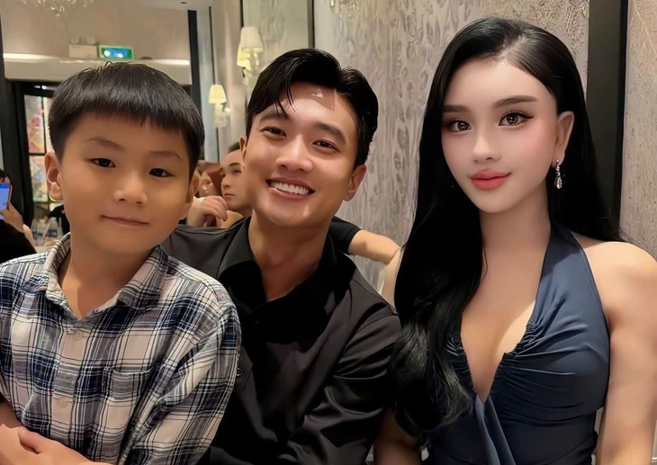 Quốc Trường làm ba nuôi con trai Lâm Khánh Chi, hứa tài trợ suốt đời - Ảnh 1.