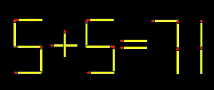 Thử tài IQ: Di chuyển một que diêm để 6+21=6 thành phép tính đúng - Ảnh 2.