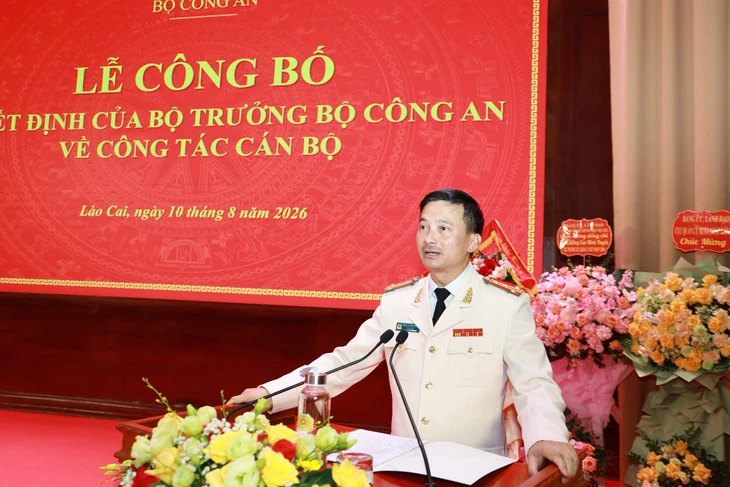 Đại tá Trịnh Khắc Cường, Phó Cục trưởng Cục An ninh chính trị nội bộ làm Giám đốc Công an tỉnh Lào Cai - Ảnh 2.