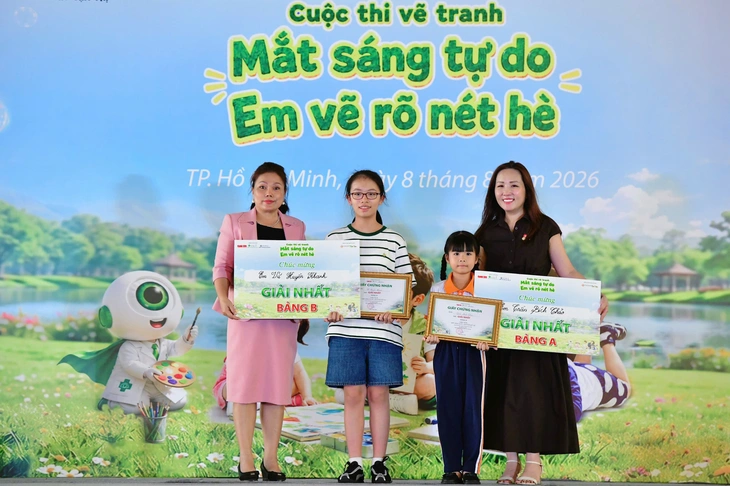 Hơn cả một cuộc thi vẽ: Hành trình lan tỏa nhận thức về chăm sóc thị lực trẻ em - Ảnh 1.