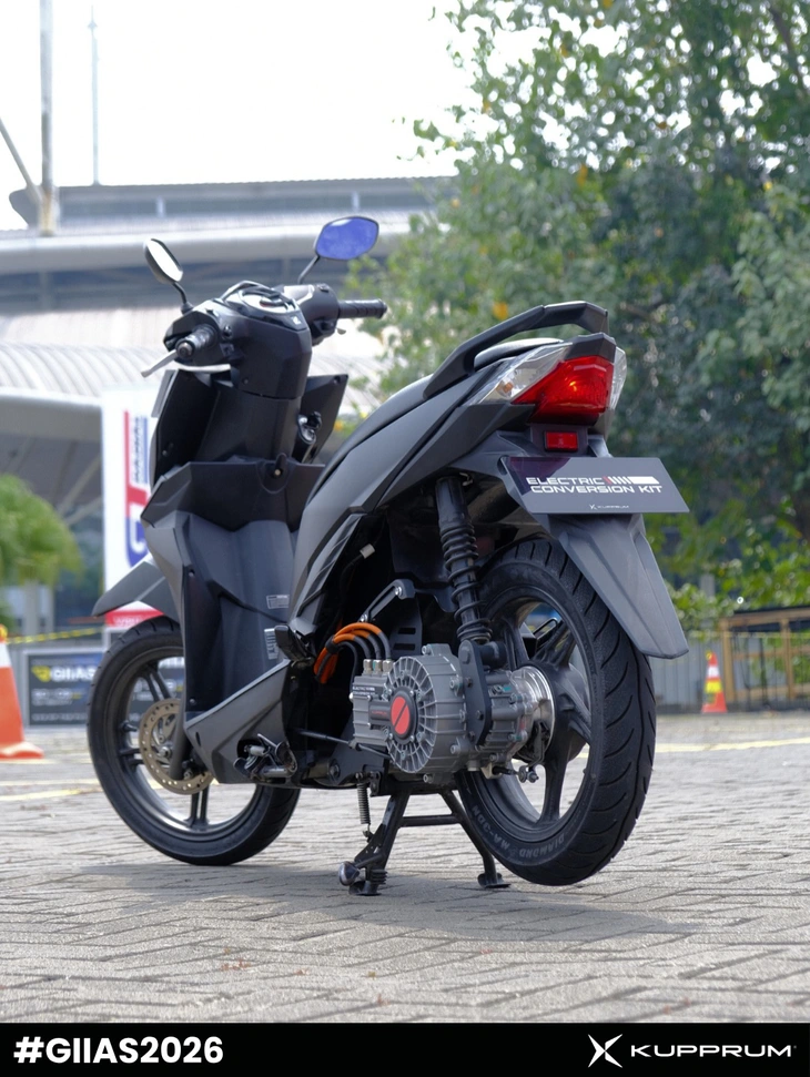 Biến xe máy xăng thành xe điện chỉ trong 2 giờ, chạy 90km/sạc - Ảnh 5.
