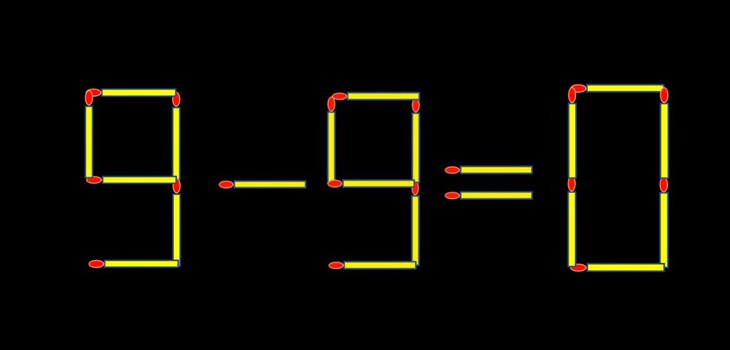 Thử tài IQ: Di chuyển một que diêm để 5-9=8 thành phép tính đúng - Ảnh 2.