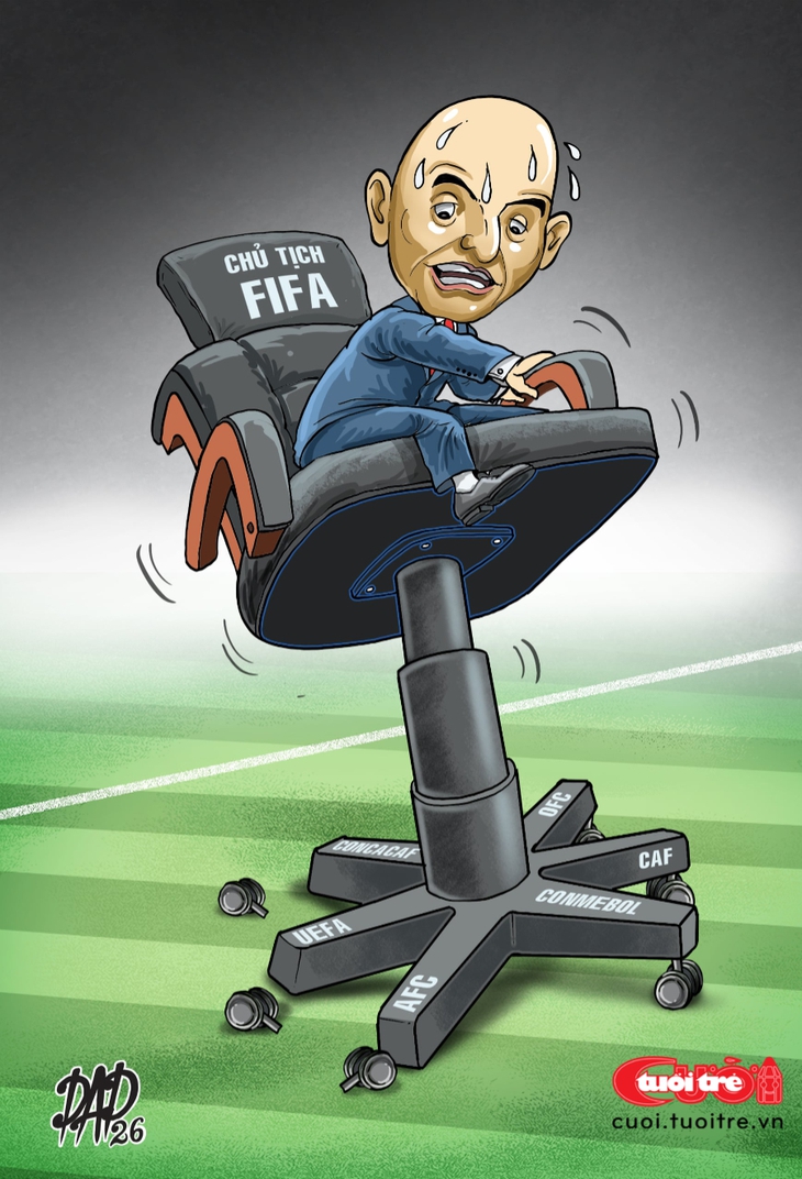 Ba ông lớn 'bắt tay', ghế chủ tịch FIFA rung lắc dữ dội - Ảnh 1.