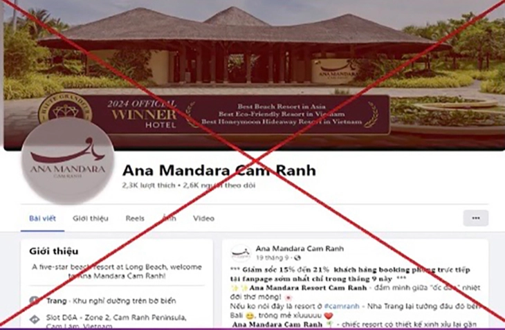 Làm gì để không 'sập bẫy' lừa tiền đặt cọc khách sạn từ fanpage giả mạo? - Ảnh 1.