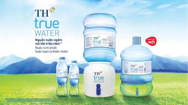 TH true WATER bình vòi 18,5 lít mới ra mắt, tiện lợi từ nguồn nước ngầm núi lửa triệu năm - Ảnh 1.