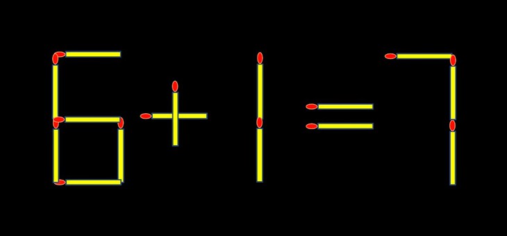Thử tài IQ: Di chuyển một que diêm để 5+1=4 thành phép tính đúng - Ảnh 1.