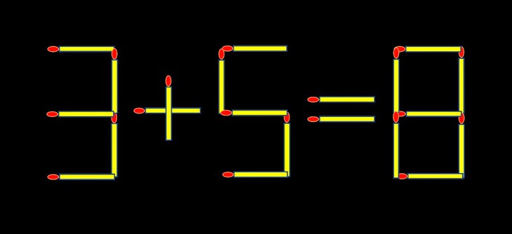 Thử tài IQ: Di chuyển một que diêm để 21+7=3 thành phép tính đúng - Ảnh 1.