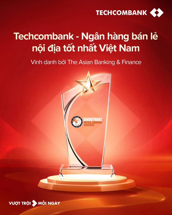 Techcombank là Ngân hàng Bán lẻ nội địa tốt nhất Việt Nam trong 5 năm liên tiếp - Ảnh 1.